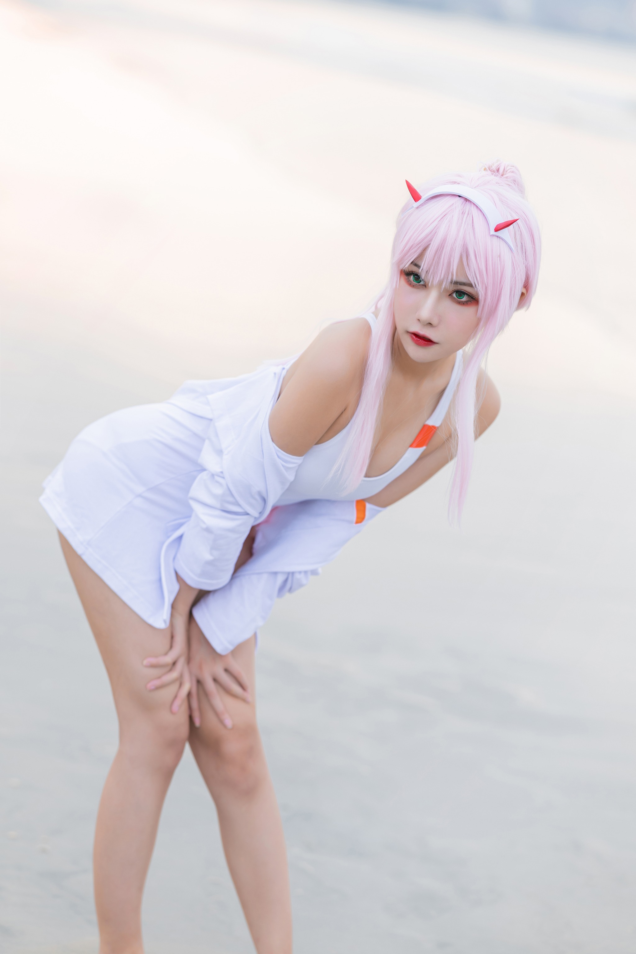 Momoko葵葵 - NO.038 DARLING in the FRANXX 02 泳装 兔女郎花嫁[61P]-XikXak
